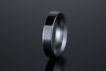 Load image into Gallery viewer, 4mm Wedding Band Flat Court Profile in 18ct White Gold
