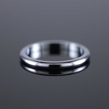 Load image into Gallery viewer, 2mm &#39;D&#39; Profile Wedding Band in 18ct White Gold