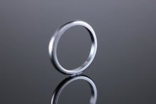 Load image into Gallery viewer, 2mm &#39;D&#39; Profile Wedding Band in 18ct White Gold