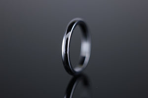 18ct 2.5mm 'D' Profile Wedding Band in Yellow, Rose or White Gold