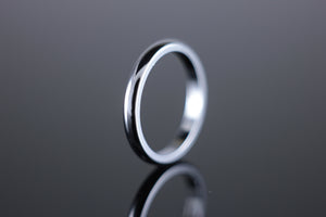 18ct 2.5mm 'D' Profile Wedding Band in Yellow, Rose or White Gold