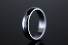 Load image into Gallery viewer, 5mm Domed Profile Wedding Band in 18ct White Gold