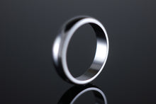 Load image into Gallery viewer, 5mm &#39;D&#39; Profile Wedding Band in 18ct White Gold