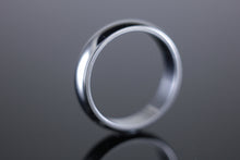 Load image into Gallery viewer, 5mm &#39;D&#39; Profile Wedding Band in 18ct White Gold