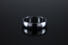 Load image into Gallery viewer, 6mm Domed Profile Wedding Band in 18ct White Gold