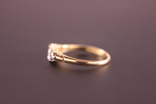 Load image into Gallery viewer, Antique Victorian Sapphire and Old cut Diamonds in 18ct Yellow Gold Ring