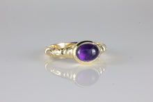 Load image into Gallery viewer, &#39;Odessos&#39; Georgian style Oval Amethyst Cabochon Ring