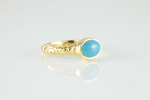 Jane Austen Style Turqouise Ring