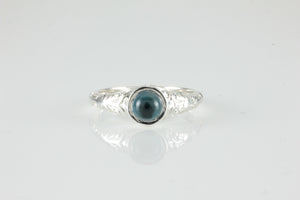 'Narona' Victorian style Round Topaz Cabochon Ring