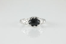 Load image into Gallery viewer, &#39;Nida&#39; Georgian style Oval Onyx Cabochon Ring