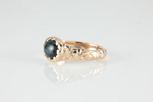 Load image into Gallery viewer, &#39;Nida&#39; Georgian style Oval Topaz Cabochon Ring