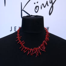 Load image into Gallery viewer, Organic Style Sponge Coral Necklace 20&quot;