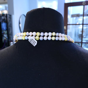 Opera Length Freshwater Pearl Necklace Endless 55" Grey, Yellow, Natural & Pink