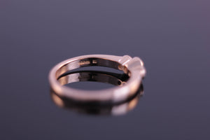 Natural Fancy Light Pink GIA Diamond Engagement ring 18ct Rose Gold