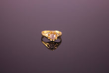 Load image into Gallery viewer, Antique Victorian 0.50ct Antique Old Cut Diamond Ring in 18ct Yellow Gold