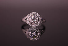 Load image into Gallery viewer, 1ct centre stone Engagement Ring in Platinum