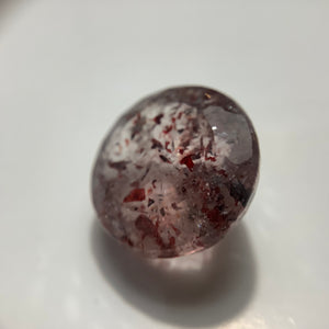 Round Faceted ‘Strawberry’ Quartz Loose Stone 12.2mm // 7.20ct