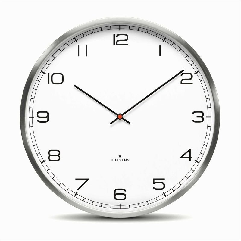 Huygens ‘One’ Arabic Numerals Silent Wall Clock