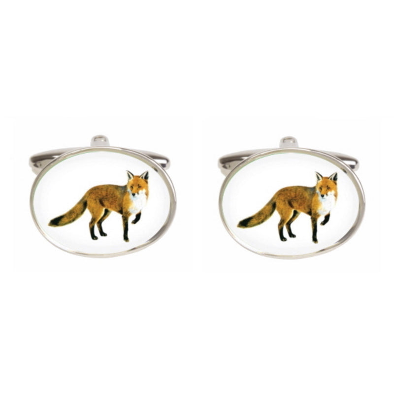 Oval Fox Cufflinks