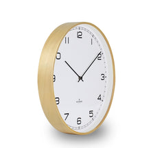 Load image into Gallery viewer, Huygens Wood Arabic Numerals Silent Wall Clock