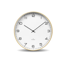 Load image into Gallery viewer, Huygens Wood Arabic Numerals Silent Wall Clock