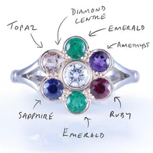 Load image into Gallery viewer, Dearest Ring Daisy Edwardian style in 18ct