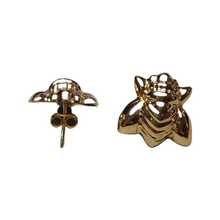 Load image into Gallery viewer, Vintage Bee Stud Earrings in 18ct Yellow Gold