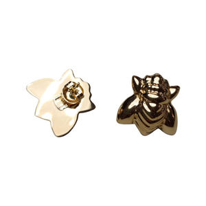 Vintage Bee Stud Earrings in 18ct Yellow Gold