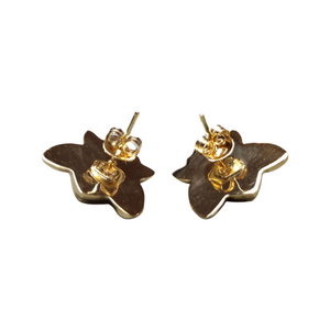 Vintage Bee Stud Earrings in 18ct Yellow Gold