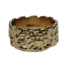 Load image into Gallery viewer, Vintage 9ct Gold Vines &amp; Grapes Ring Hallmark Dated c.1995